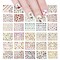 Wrapables Beauty Nail Art Nail Stickers 3d Flower Stickers Set DIY Nail Art, 50 Sheets (2500+ Nail Decal Stickers)